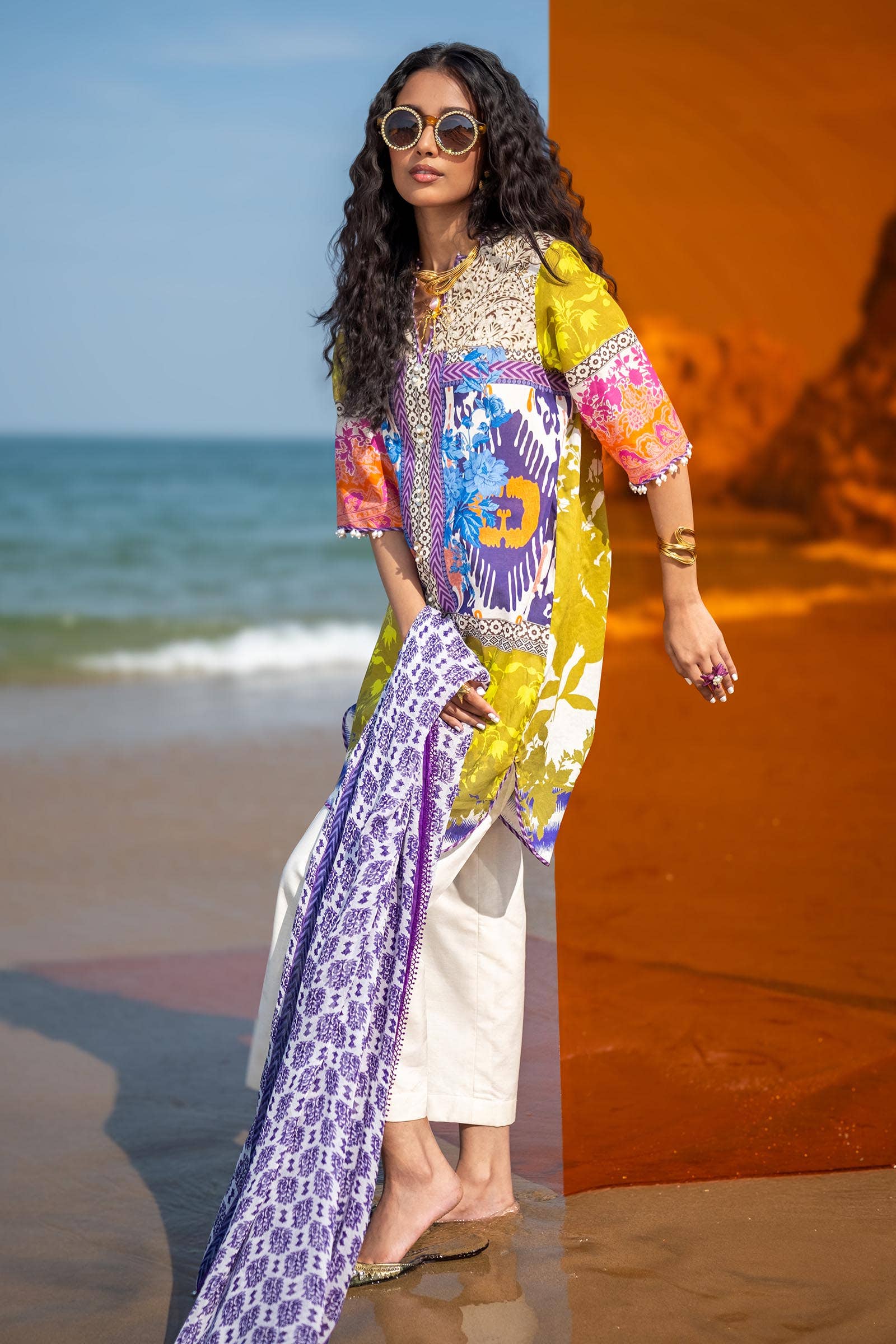 Sana Safinaz | Mahay Spring 24 | H241-015B-2I - Pakistani Designer Dress - by Sana Safinaz | Type: Luxury - 100% Original at Saira Sultan