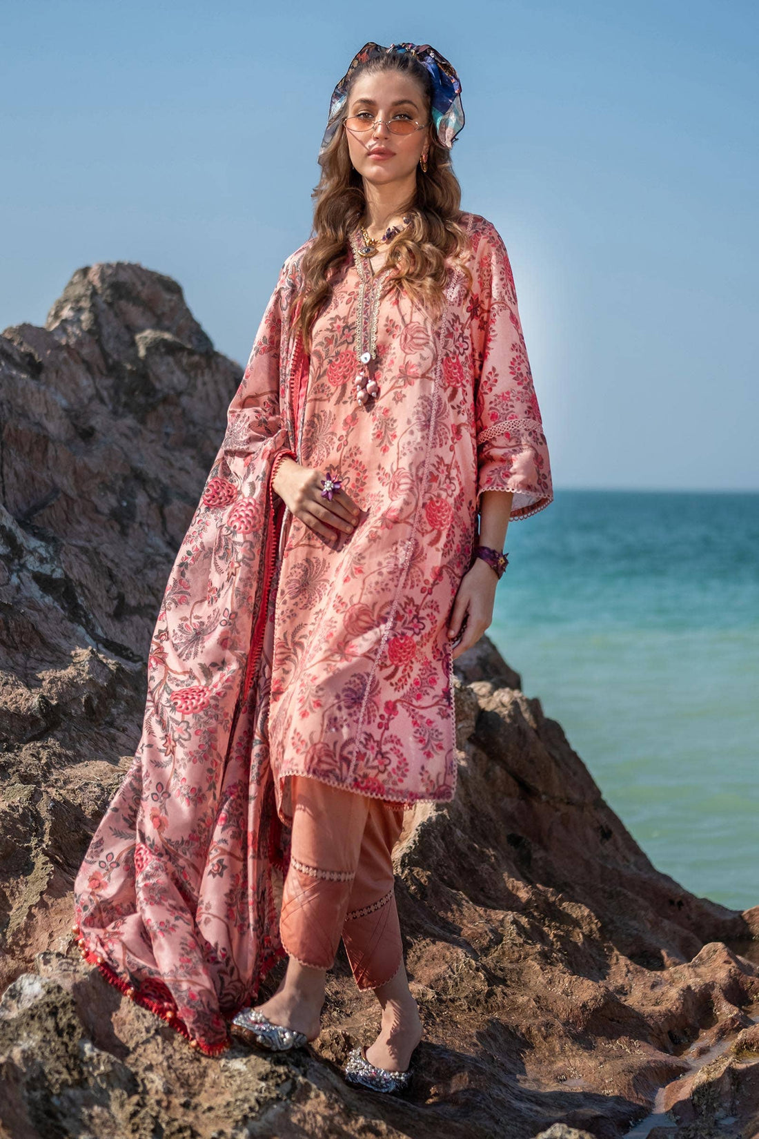 Sana Safinaz | Mahay Spring 24 | H241-016B-3CK - Pakistani Designer Dress - by Sana Safinaz | Type: Luxury - 100% Original at Saira Sultan