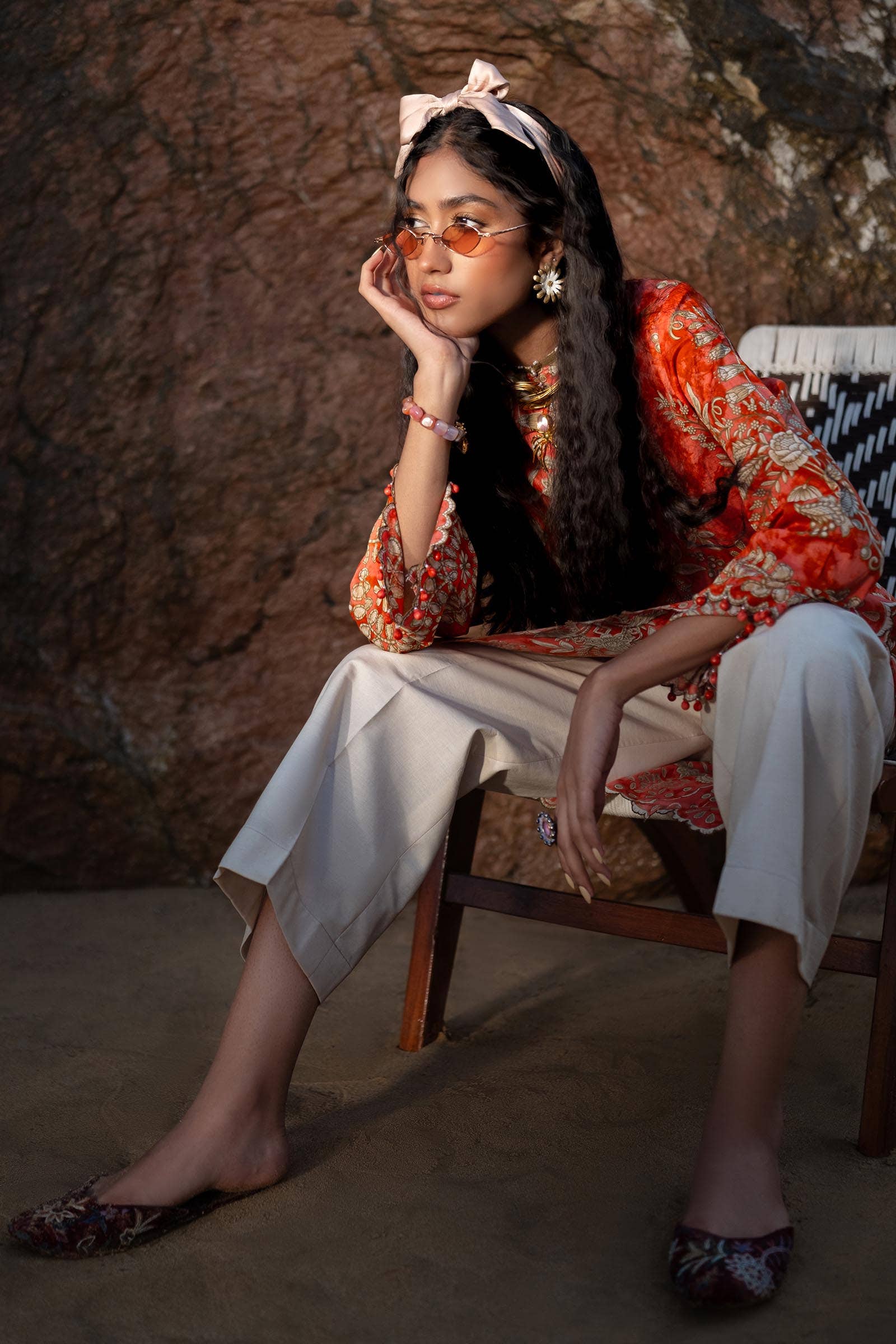 Sana Safinaz | Mahay Spring 24 | H241-018A-2BG - Pakistani Designer Dress - by Sana Safinaz | Type: Luxury - 100% Original at Saira Sultan