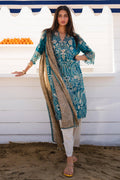 Sana Safinaz | Mahay Spring 24 | H241-018B-2BG - Pakistani Designer Dress - by Sana Safinaz | Type: Luxury - 100% Original at Saira Sultan