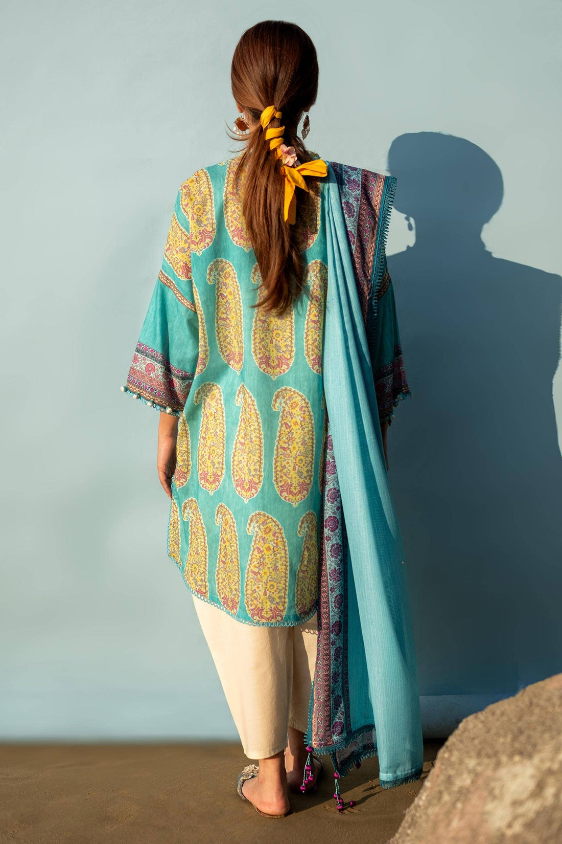 Sana Safinaz | Mahay Spring 24 | H241-022B-2BS - Pakistani Designer Dress - by Sana Safinaz | Type: Luxury - 100% Original at Saira Sultan