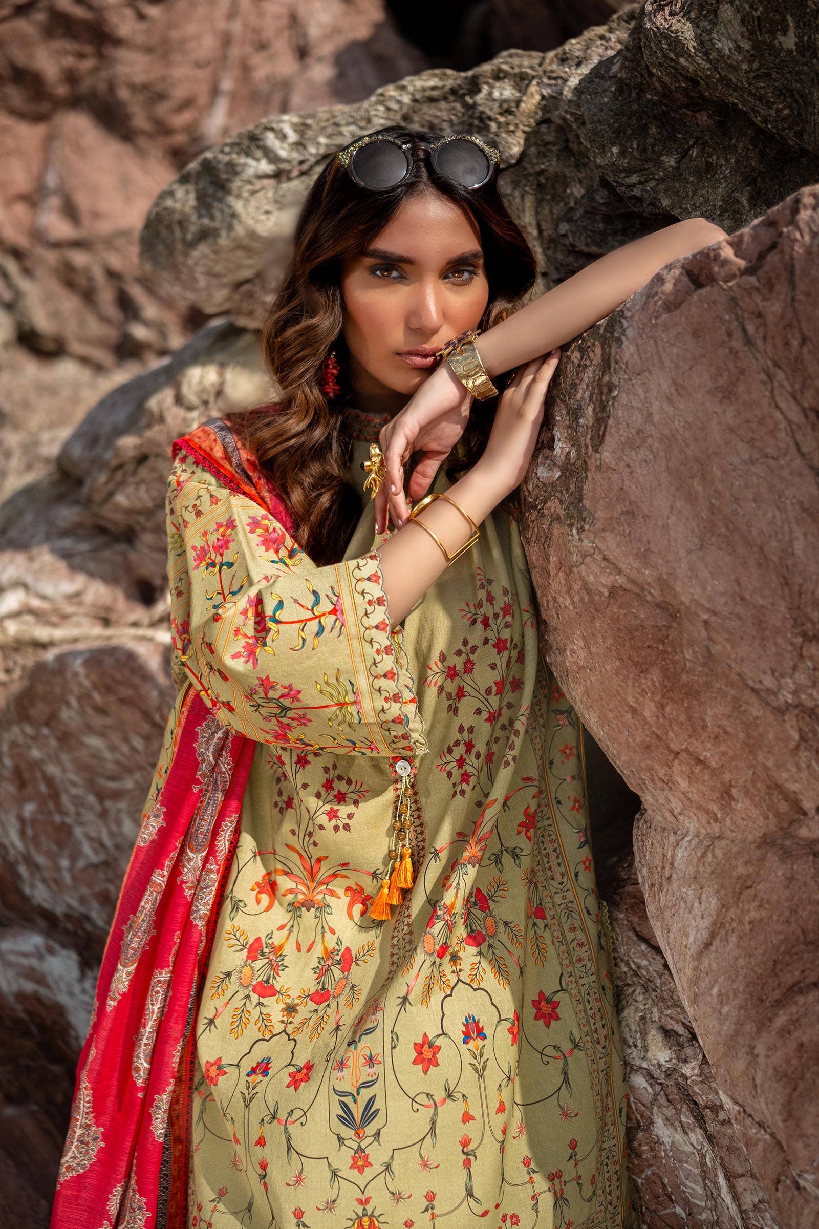 Sana Safinaz | Mahay Spring 24 | H241-023B-2DD - Pakistani Designer Dress - by Sana Safinaz | Type: Luxury - 100% Original at Saira Sultan