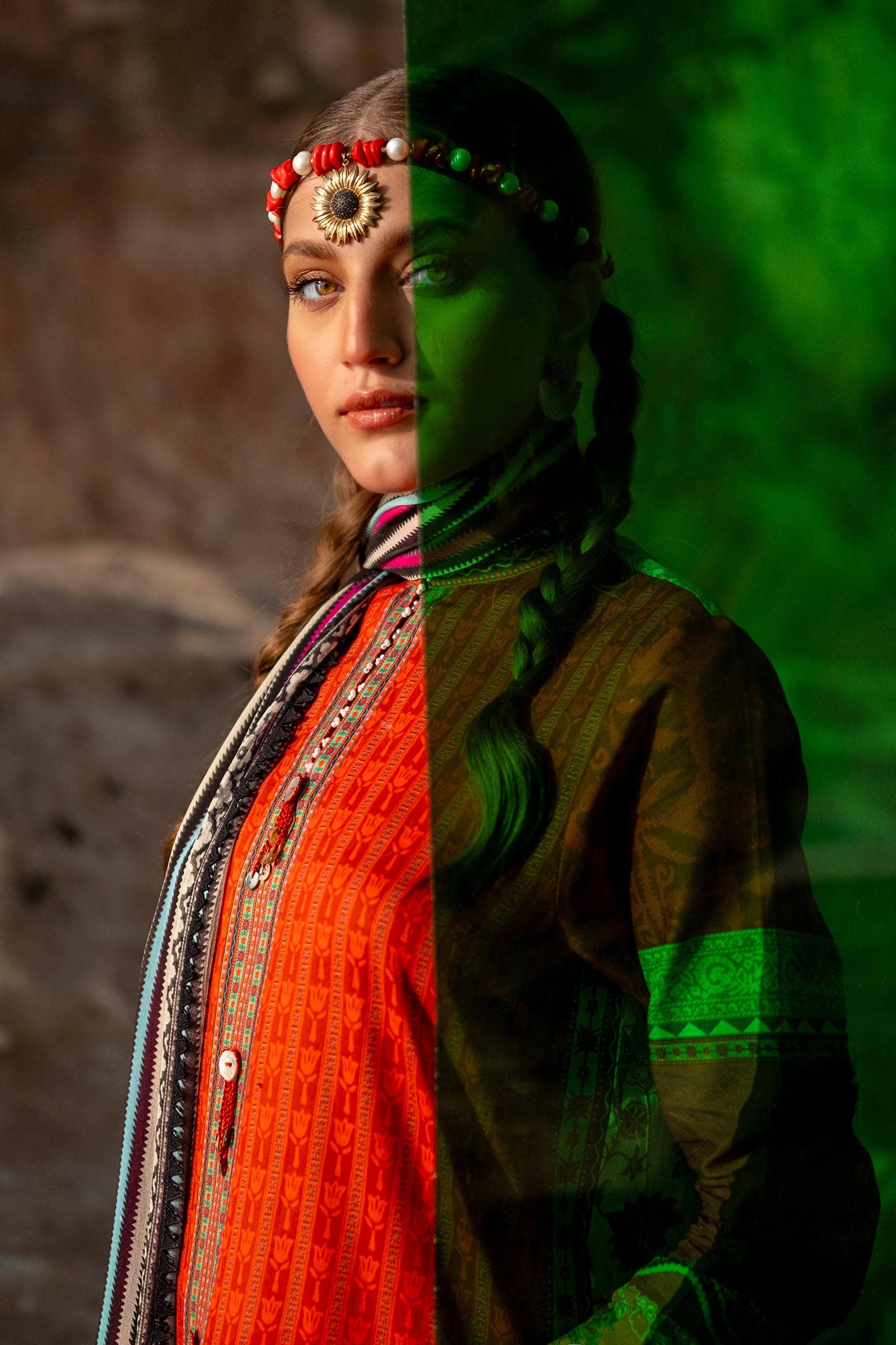 Sana Safinaz | Mahay Spring 24 | H241-024B-2I - Pakistani Designer Dress - by Sana Safinaz | Type: Luxury - 100% Original at Saira Sultan