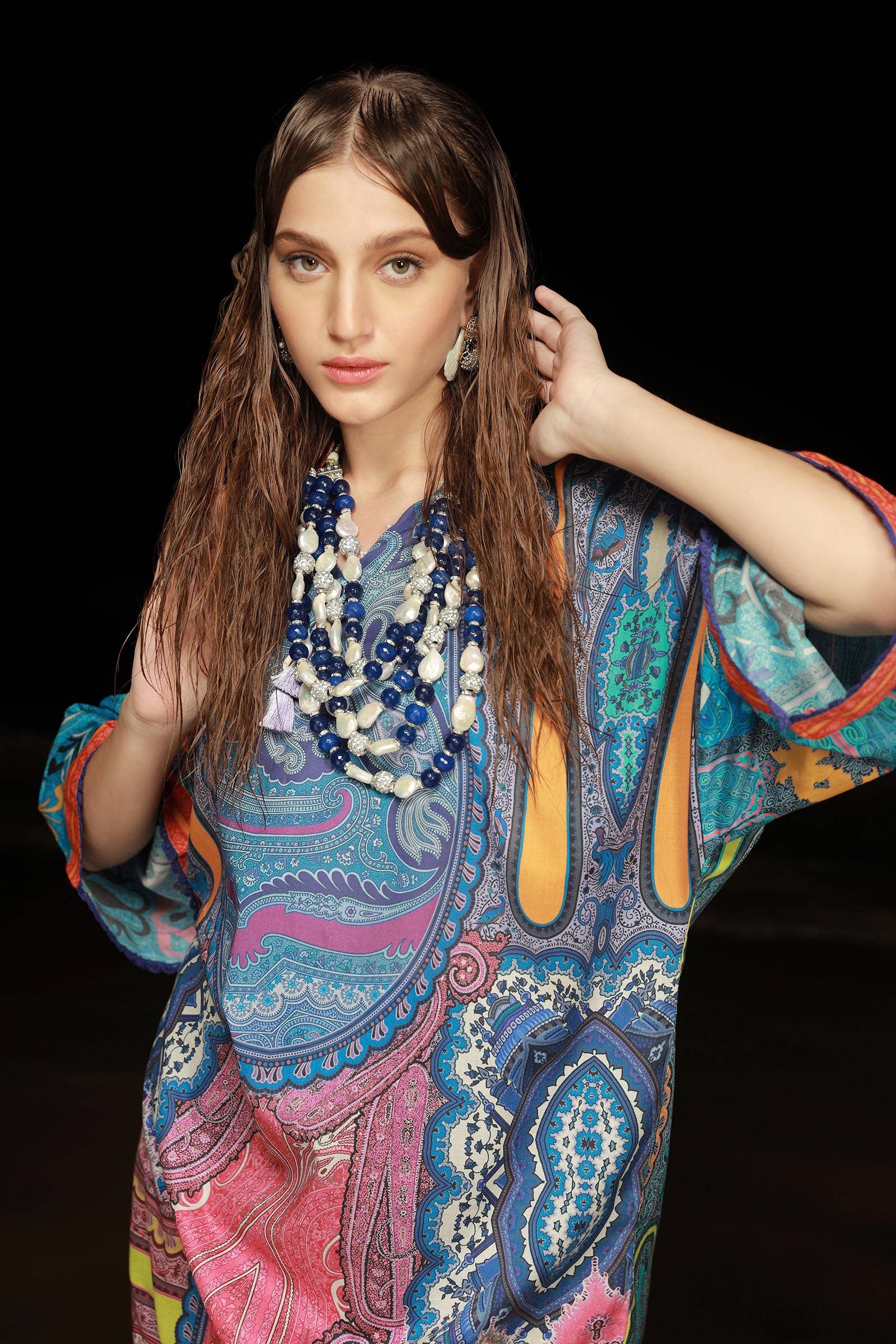 Sana Safinaz | Mahay Spring 24 | H241-012B-2C - Pakistani Designer Dress - by Sana Safinaz | Type: Luxury - 100% Original at Saira Sultan