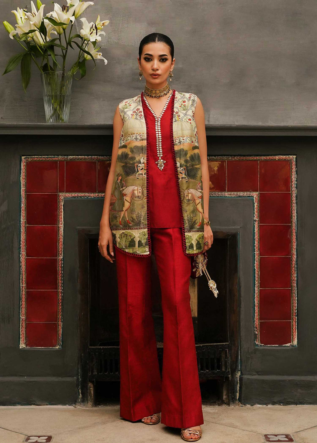 Mahgul | Eid Edit 2024 | Nishat Bagh - Pakistani Designer Dress - by Mahgul | Type: Luxury - 100% Original at Saira Sultan