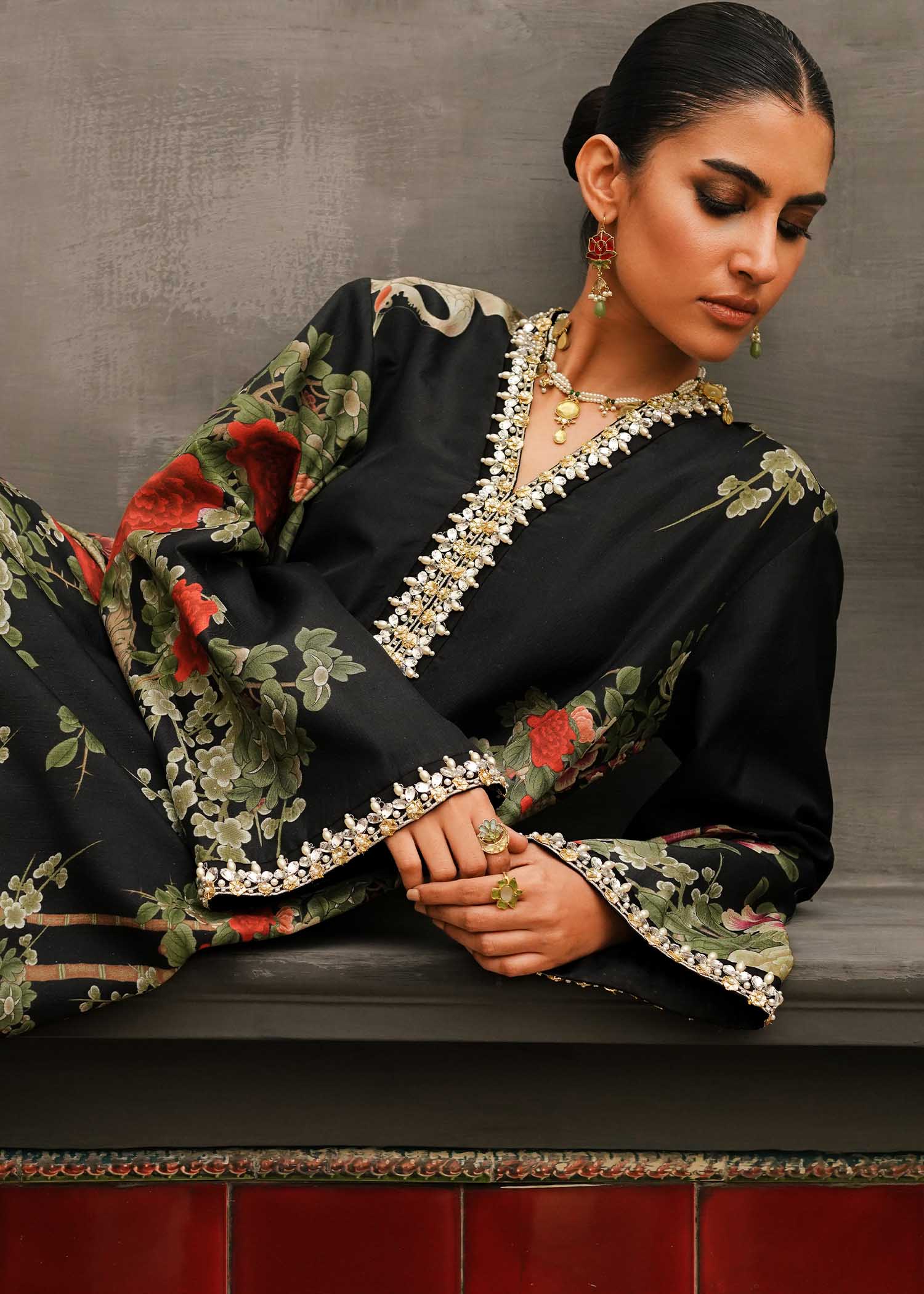 Mahgul | Eid Edit 2024 | Cosmic Moondance - Pakistani Designer Dress - by Mahgul | Type: Luxury - 100% Original at Saira Sultan