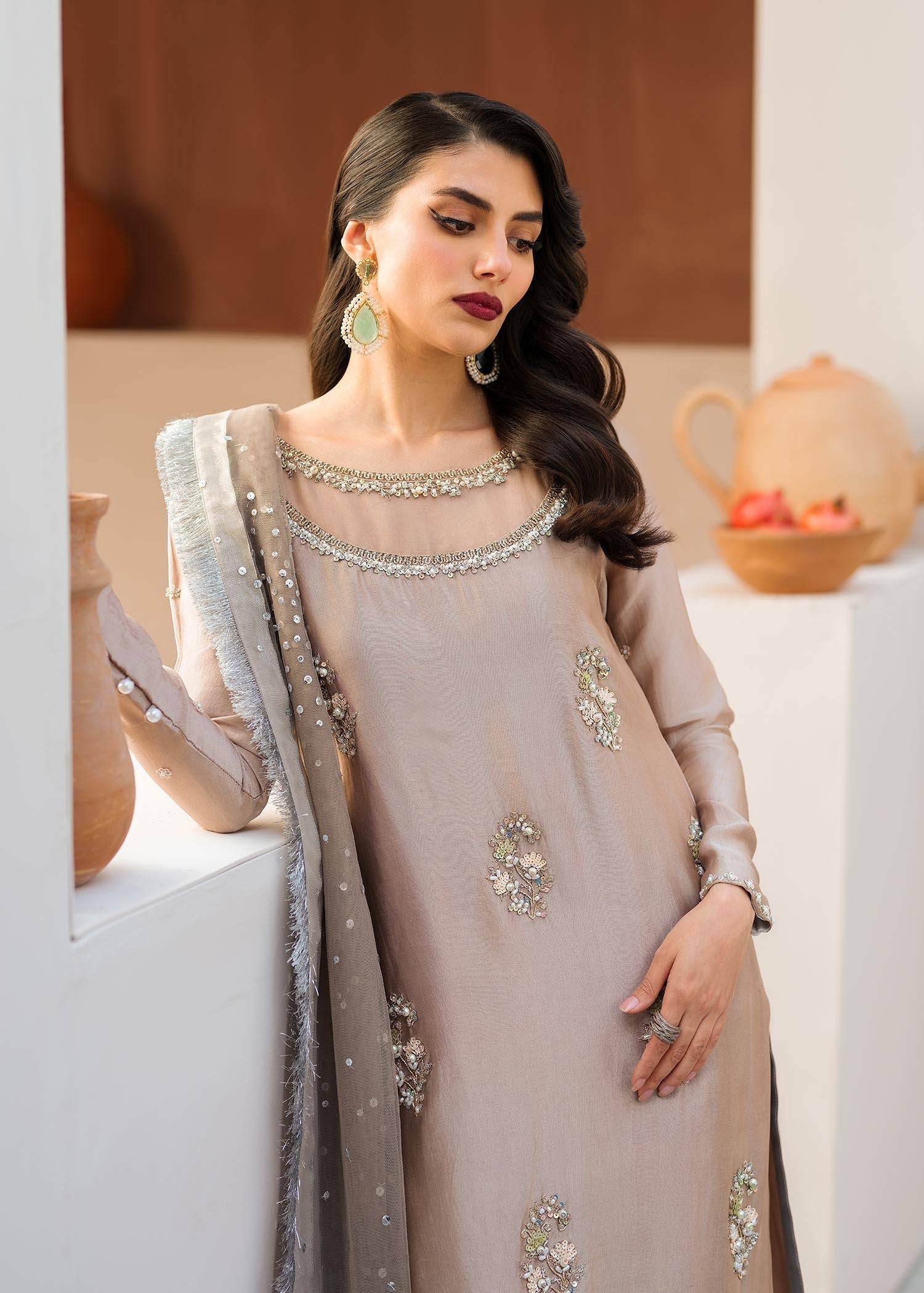 Mahum Asad | Raising The Bar | Sand - Pakistani Designer Dress - by Mahum Asad | Type: Formal - 100% Original at Saira Sultan
