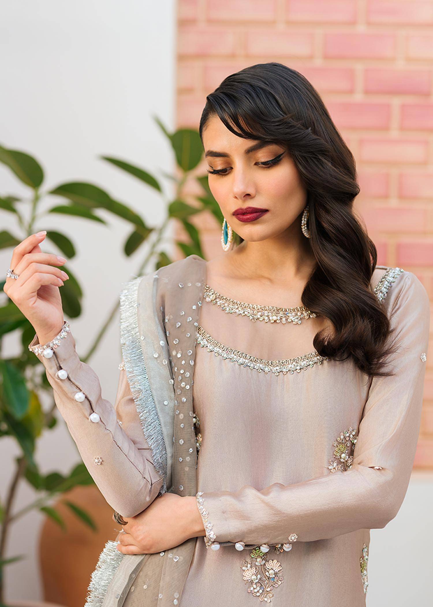 Mahum Asad | Raising The Bar | Sand - Pakistani Designer Dress - by Mahum Asad | Type: Formal - 100% Original at Saira Sultan