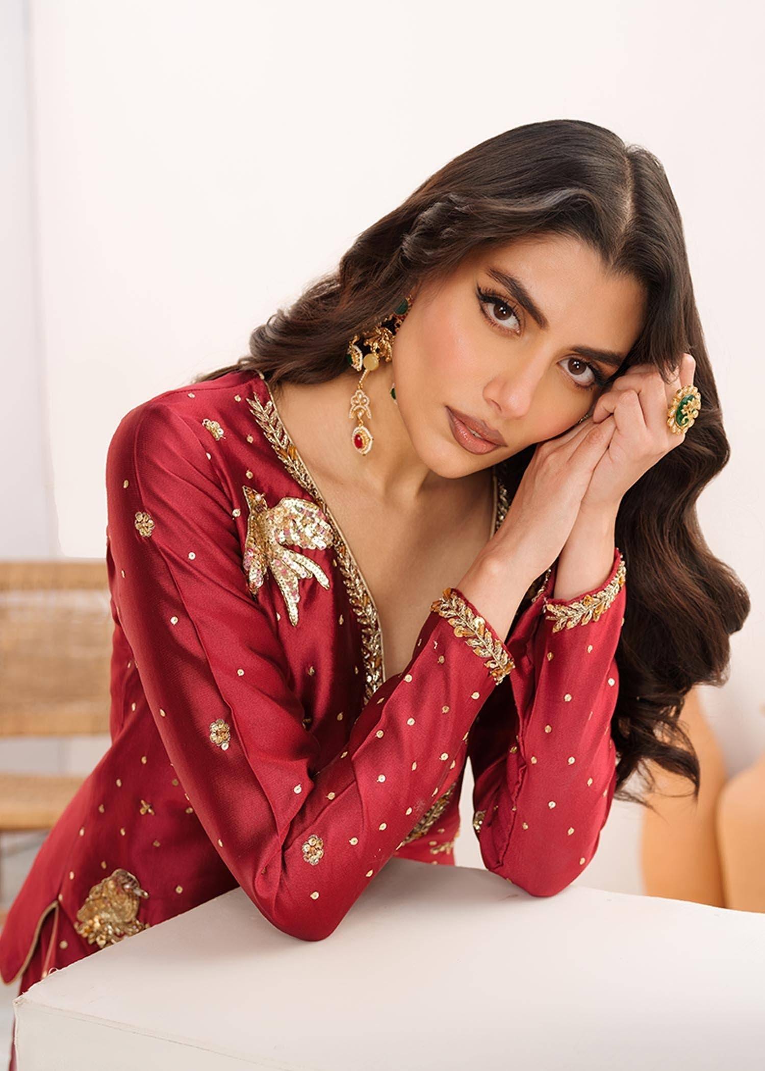 Mahum Asad | Raising The Bar | Berryme - Pakistani Designer Dress - by Mahum Asad | Type: Formal - 100% Original at Saira Sultan