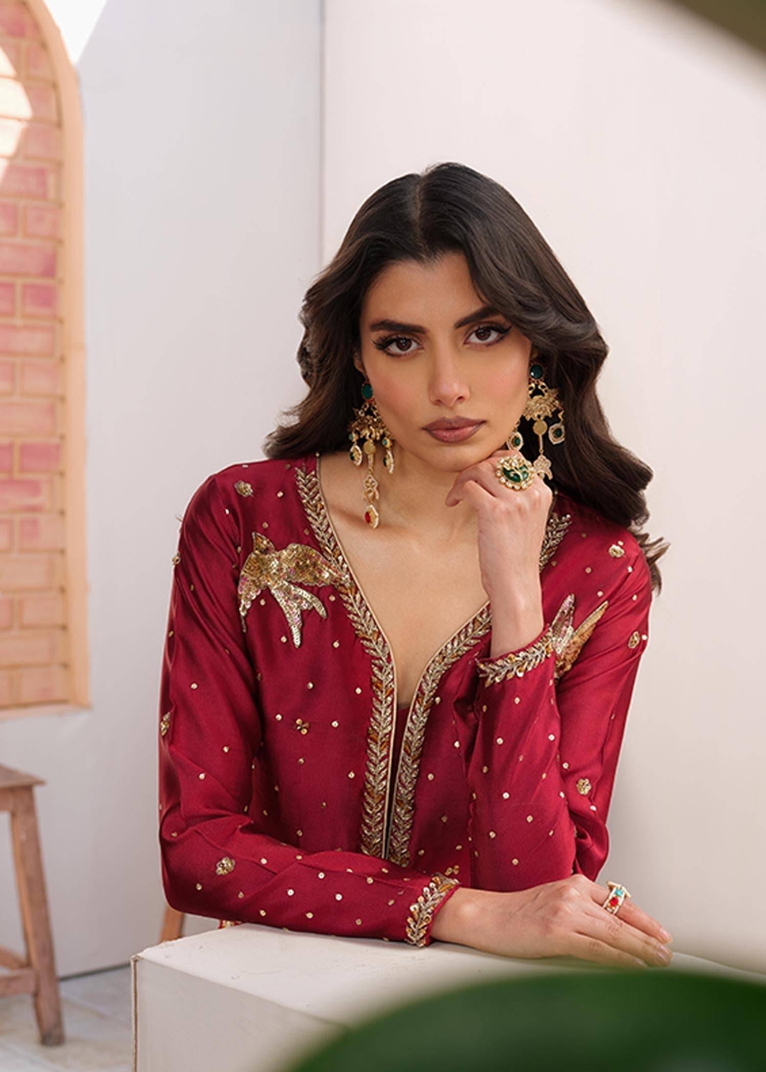 Mahum Asad | Raising The Bar | Berryme - Pakistani Designer Dress - by Mahum Asad | Type: Formal - 100% Original at Saira Sultan