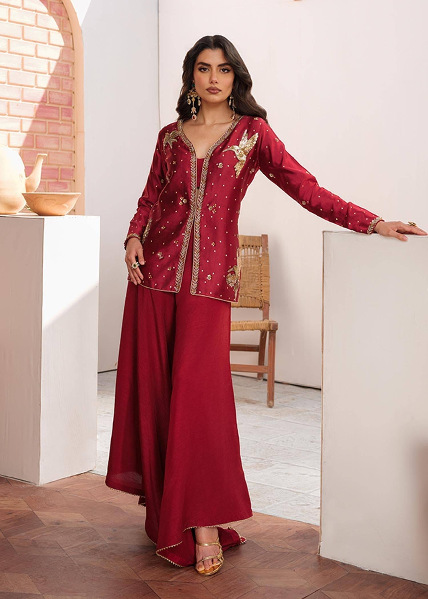 Mahum Asad | Raising The Bar | Berryme - Pakistani Designer Dress - by Mahum Asad | Type: Formal - 100% Original at Saira Sultan