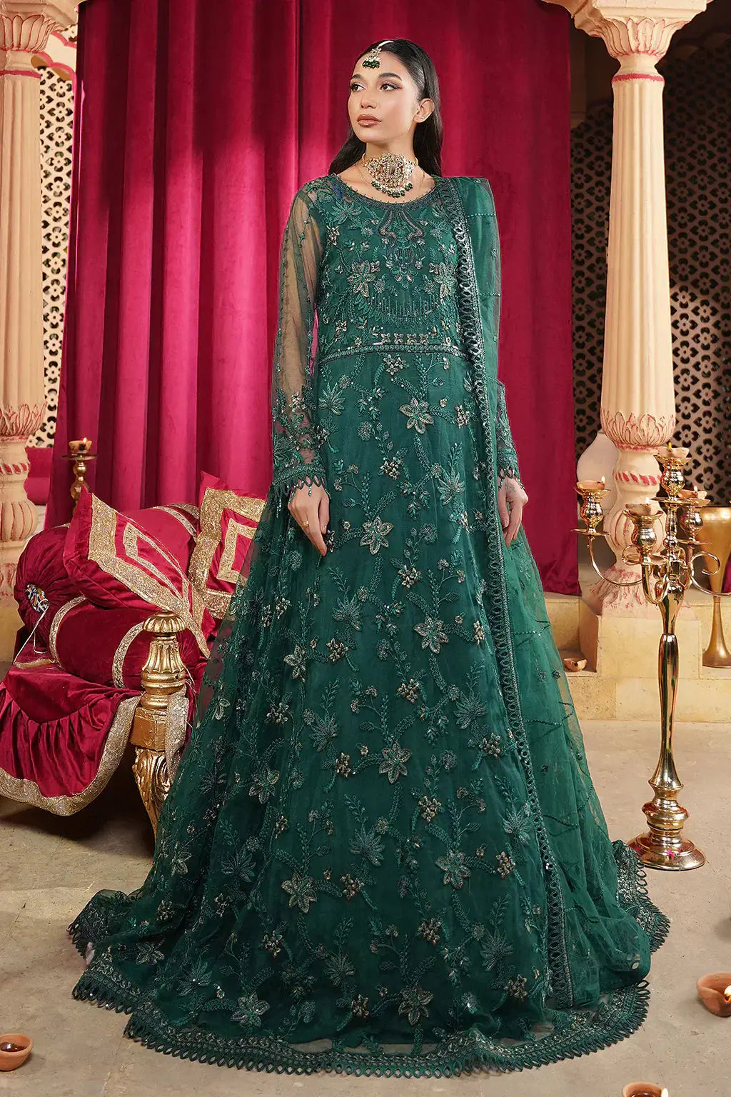 Maryams | Aarzu Formals | A-7001 - Pakistani Designer Dress - by Maryams | Type: Formal - 100% Original at Saira Sultan