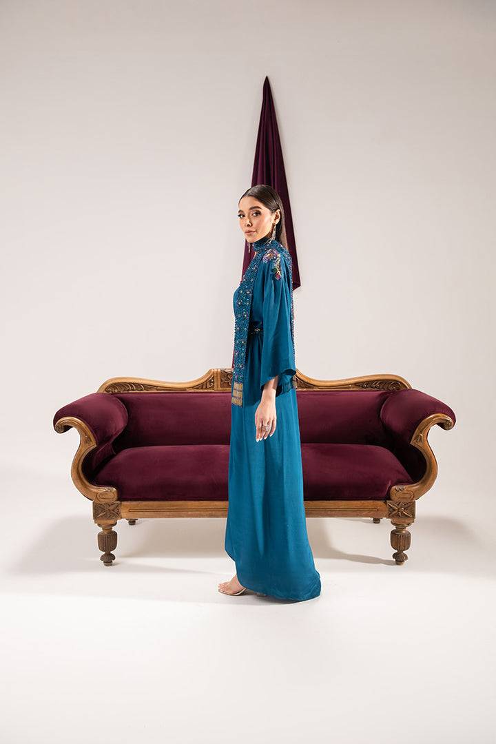 Maria Osama Khan | Tiffany Formals | Sapphire - Pakistani Designer Dress - by Maria Osama Khan | Type: Formal - 100% Original at Saira Sultan
