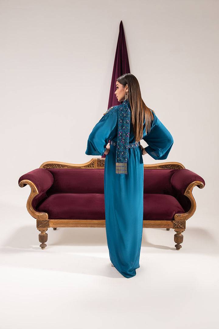 Maria Osama Khan | Tiffany Formals | Sapphire - Pakistani Designer Dress - by Maria Osama Khan | Type: Formal - 100% Original at Saira Sultan