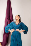 Maria Osama Khan | Tiffany Formals | Sapphire - Pakistani Designer Dress - by Maria Osama Khan | Type: Formal - 100% Original at Saira Sultan