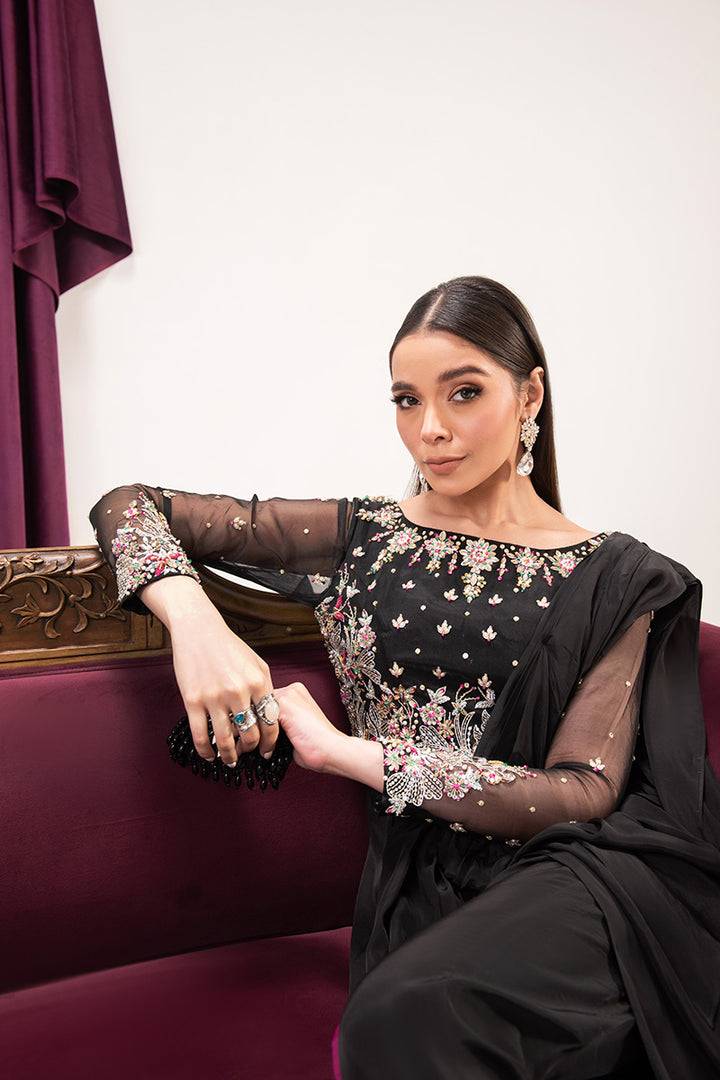 Maria Osama Khan | Tiffany Formals | Obsidian - Pakistani Designer Dress - by Maria Osama Khan | Type: Formal - 100% Original at Saira Sultan
