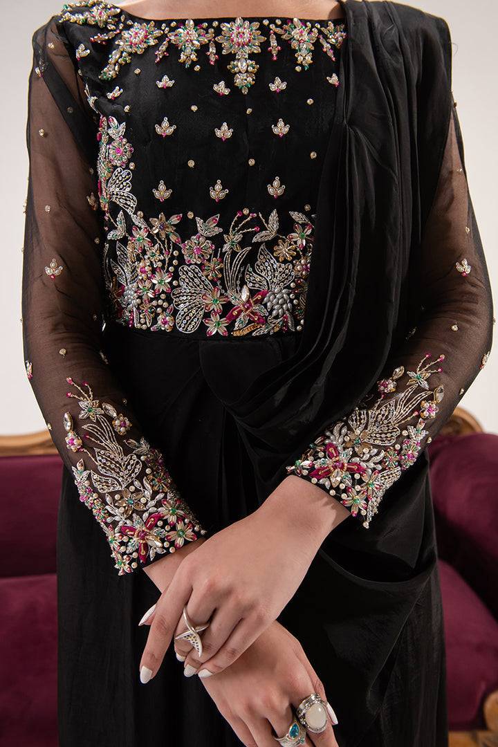 Maria Osama Khan | Tiffany Formals | Obsidian - Pakistani Designer Dress - by Maria Osama Khan | Type: Formal - 100% Original at Saira Sultan