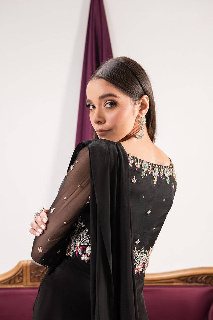 Maria Osama Khan | Tiffany Formals | Obsidian - Pakistani Designer Dress - by Maria Osama Khan | Type: Formal - 100% Original at Saira Sultan