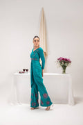 Maria Osama Khan | Tiffany Formals | Aquamarine - Pakistani Designer Dress - by Maria Osama Khan | Type: Formal - 100% Original at Saira Sultan