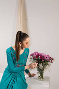 Maria Osama Khan | Tiffany Formals | Aquamarine - Pakistani Designer Dress - by Maria Osama Khan | Type: Formal - 100% Original at Saira Sultan