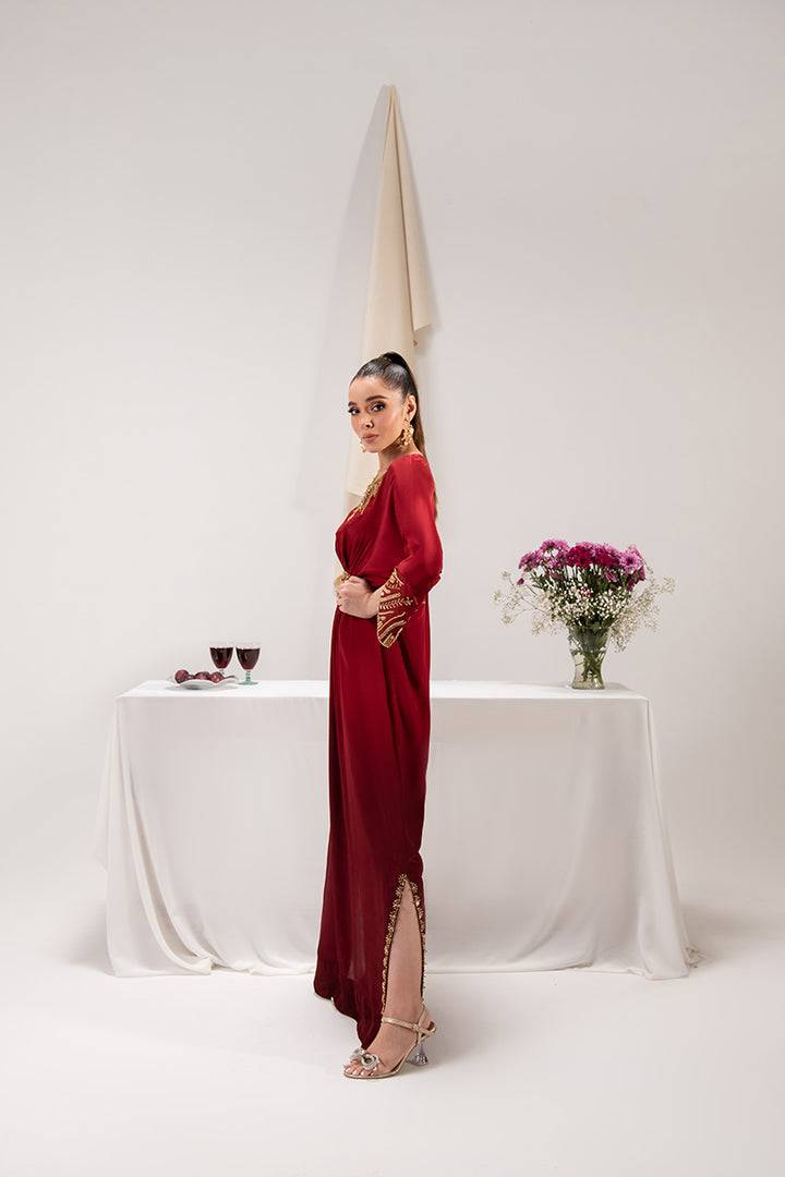 Maria Osama Khan | Tiffany Formals | Ruby - Pakistani Designer Dress - by Maria Osama Khan | Type: Formal - 100% Original at Saira Sultan