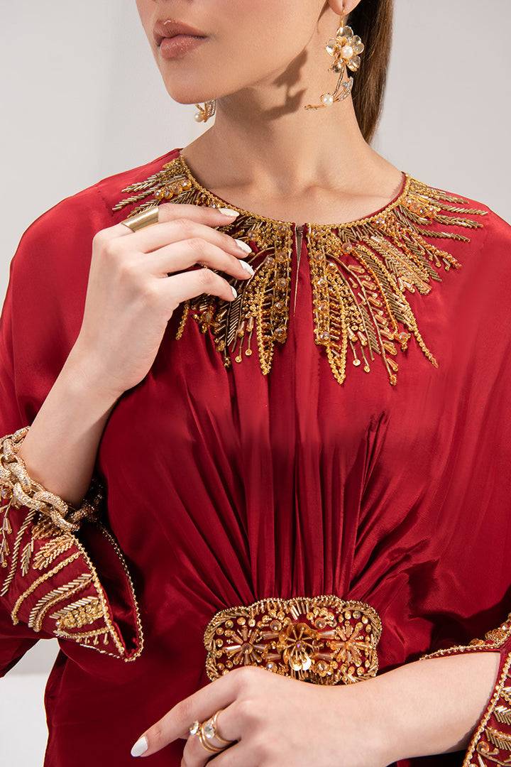 Maria Osama Khan | Tiffany Formals | Ruby - Pakistani Designer Dress - by Maria Osama Khan | Type: Formal - 100% Original at Saira Sultan