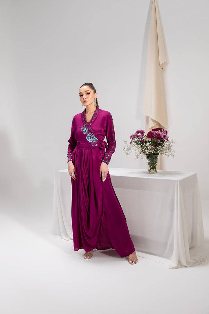 Maria Osama Khan | Tiffany Formals | Amethyst - Pakistani Designer Dress - by Maria Osama Khan | Type: Formal - 100% Original at Saira Sultan