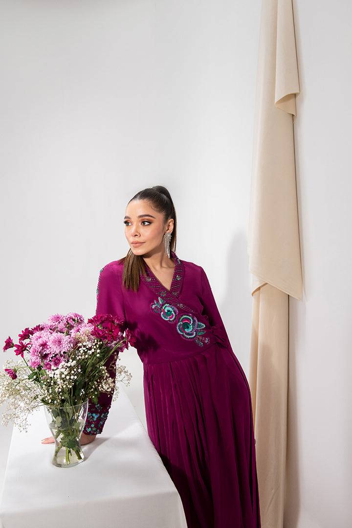 Maria Osama Khan | Tiffany Formals | Amethyst - Pakistani Designer Dress - by Maria Osama Khan | Type: Formal - 100% Original at Saira Sultan
