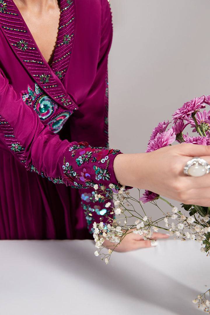 Maria Osama Khan | Tiffany Formals | Amethyst - Pakistani Designer Dress - by Maria Osama Khan | Type: Formal - 100% Original at Saira Sultan