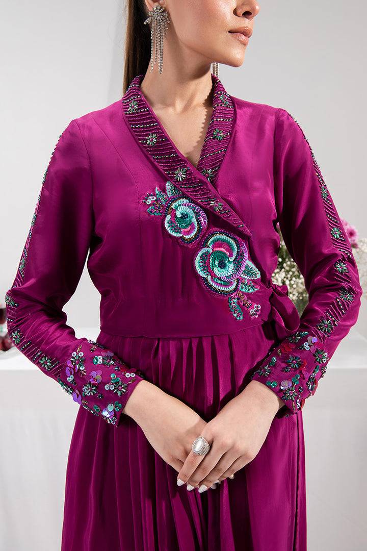Maria Osama Khan | Tiffany Formals | Amethyst - Pakistani Designer Dress - by Maria Osama Khan | Type: Formal - 100% Original at Saira Sultan