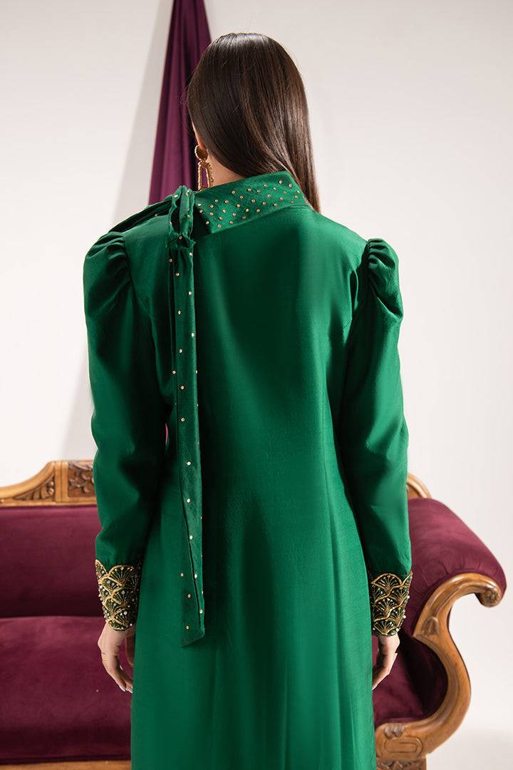 Maria Osama Khan | Tiffany Formals | Emerald - Pakistani Designer Dress - by Maria Osama Khan | Type: Formal - 100% Original at Saira Sultan