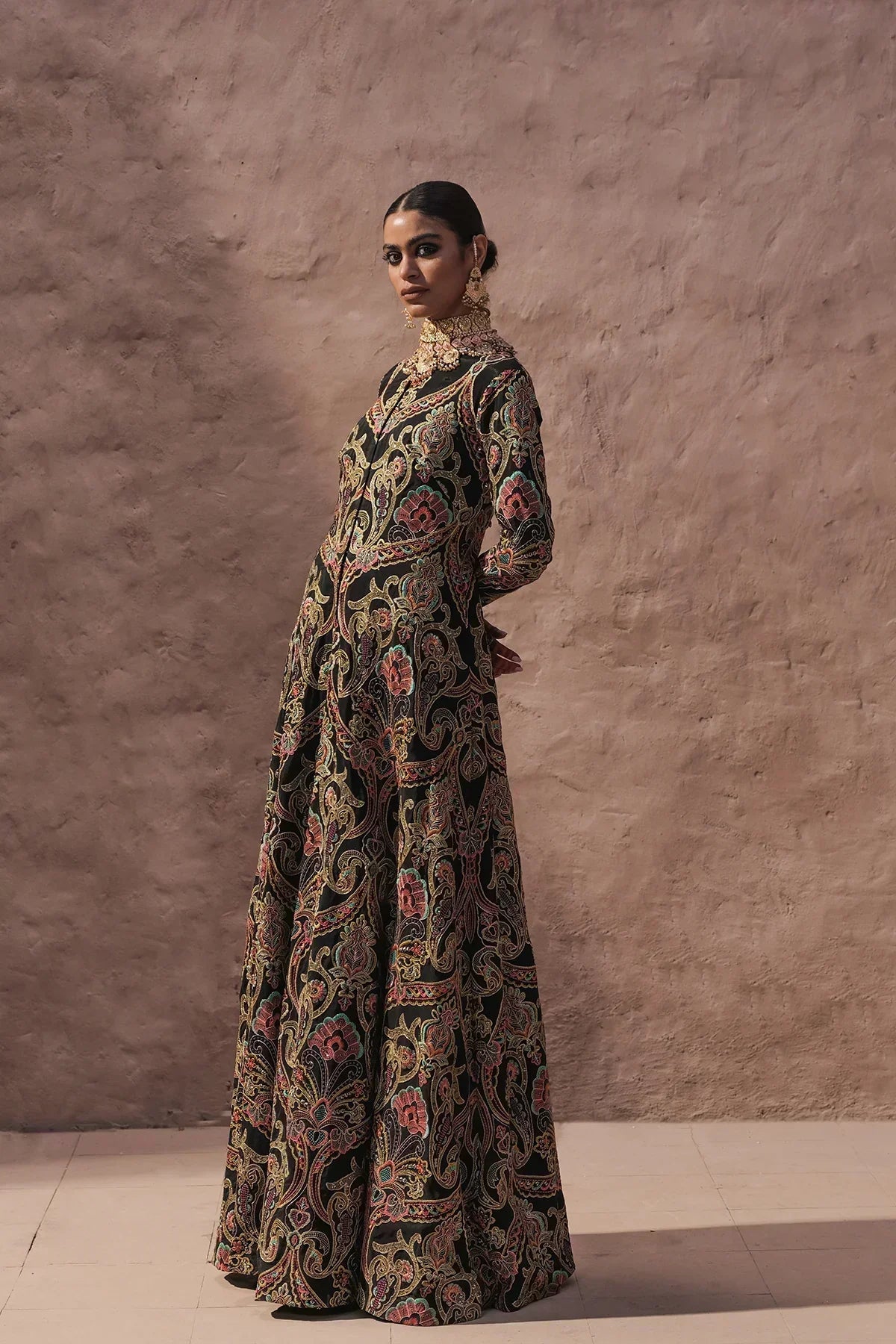 Erum Khan | Shab Siyah 23 | Marvi - Pakistani Designer Dress - by Erum Khan | Type: Formal - 100% Original at Saira Sultan