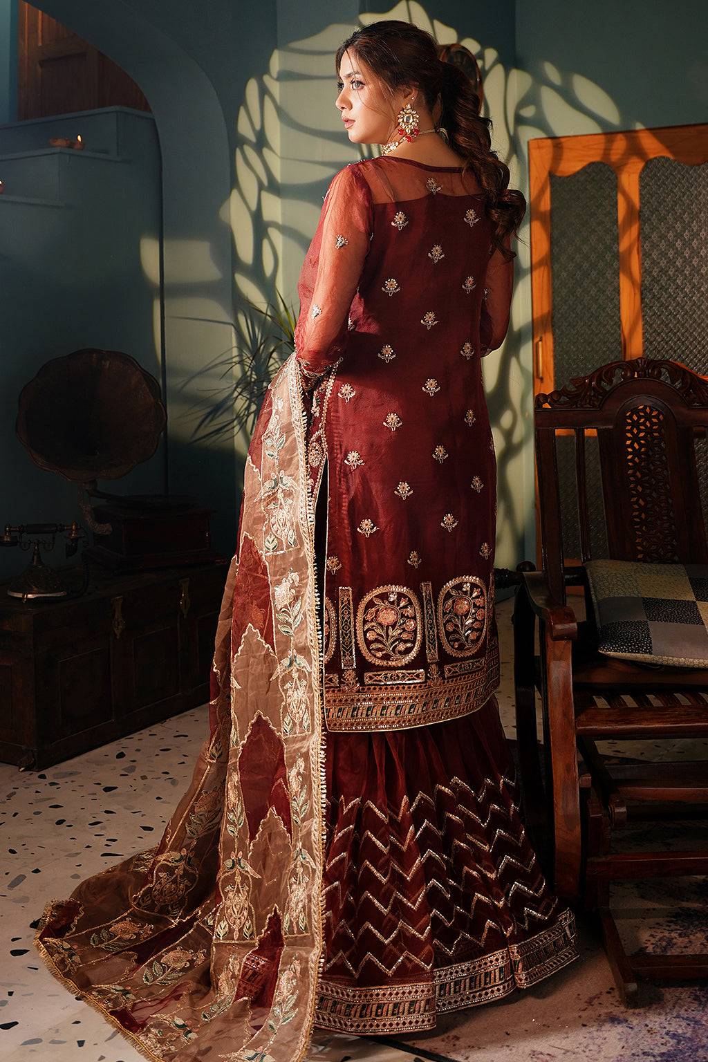 Maryams | Reet Formals | R-101 - Pakistani Designer Dress - by Maryams | Type: Formal - 100% Original at Saira Sultan