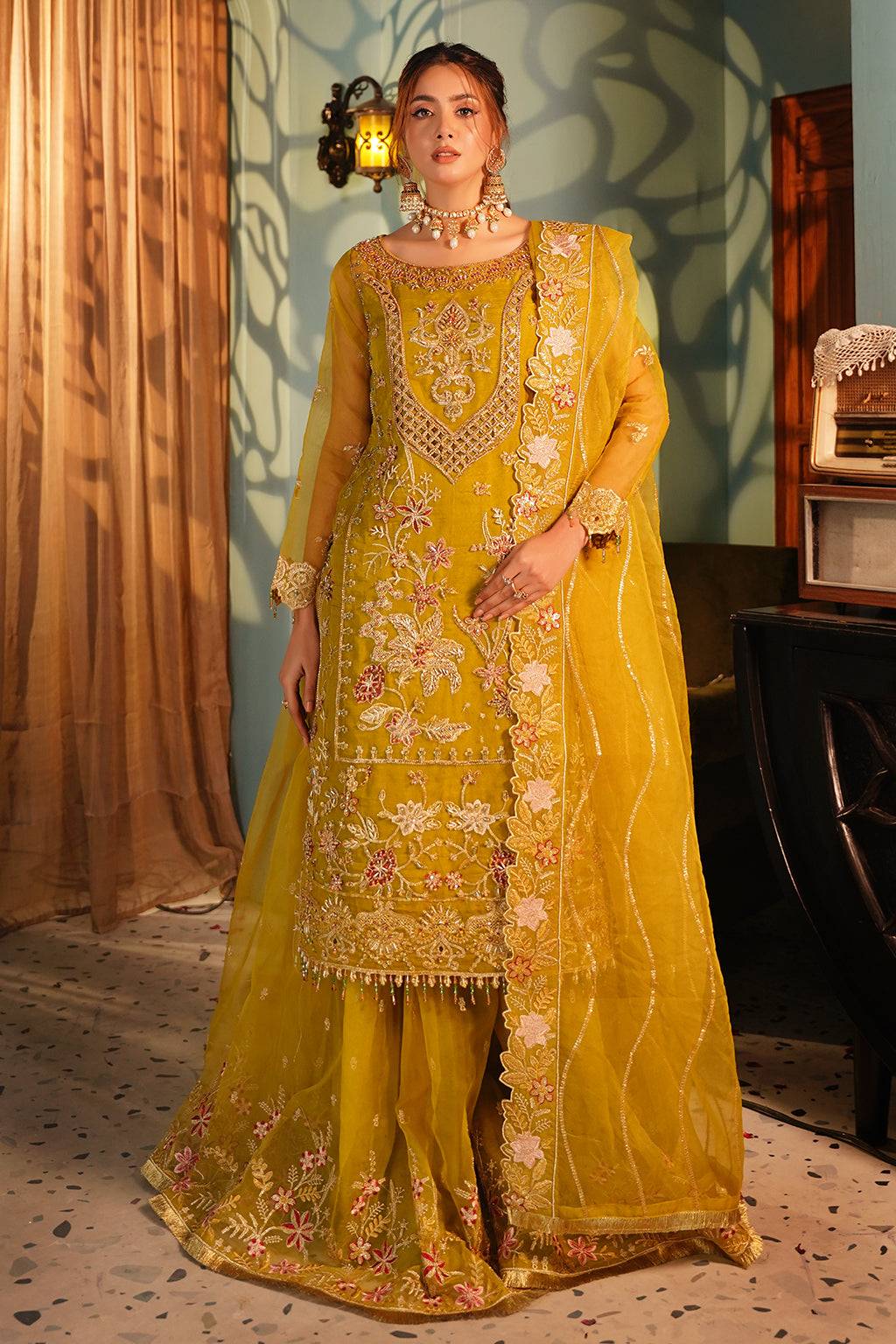 Maryams | Reet Formals | R-105 - Pakistani Designer Dress - by Maryams | Type: Formal - 100% Original at Saira Sultan