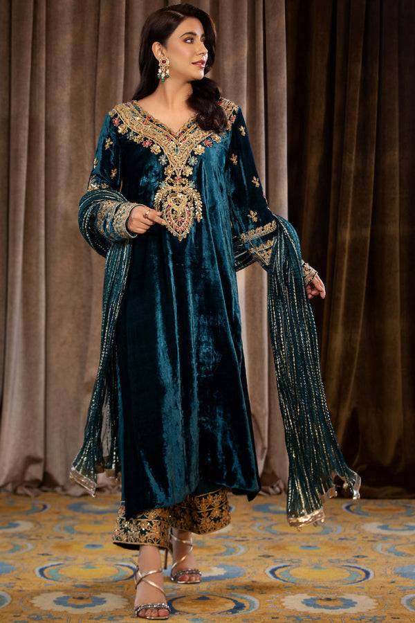 Maya | Wedding Formal Bandhan | MAKHMAL - Pakistani Designer Dress - by Maya | Type: Bridal - 100% Original at Saira Sultan