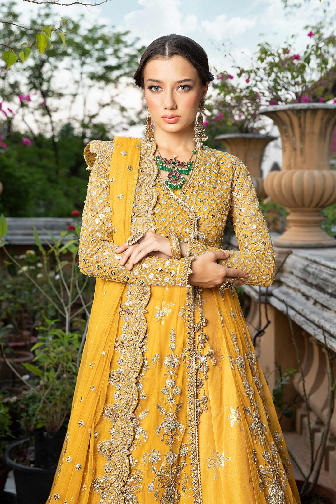 Maria B | Bridal Couture | Nura - Pakistani Designer Dress - by Maria B | Type: Ladies Clothes - 100% Original at Saira Sultan