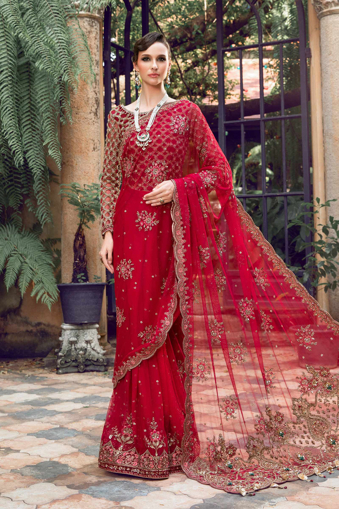 Maria B | Bridal Couture | Adaliz - Pakistani Designer Dress - by Maria B | Type: Ladies Clothes - 100% Original at Saira Sultan