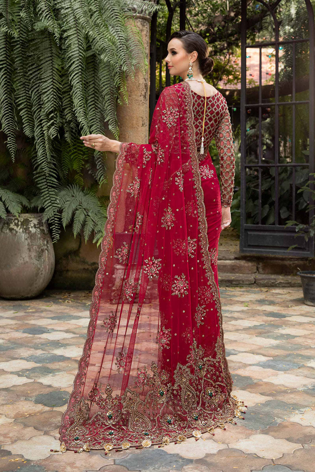 Maria B | Bridal Couture | Adaliz - Pakistani Designer Dress - by Maria B | Type: Ladies Clothes - 100% Original at Saira Sultan