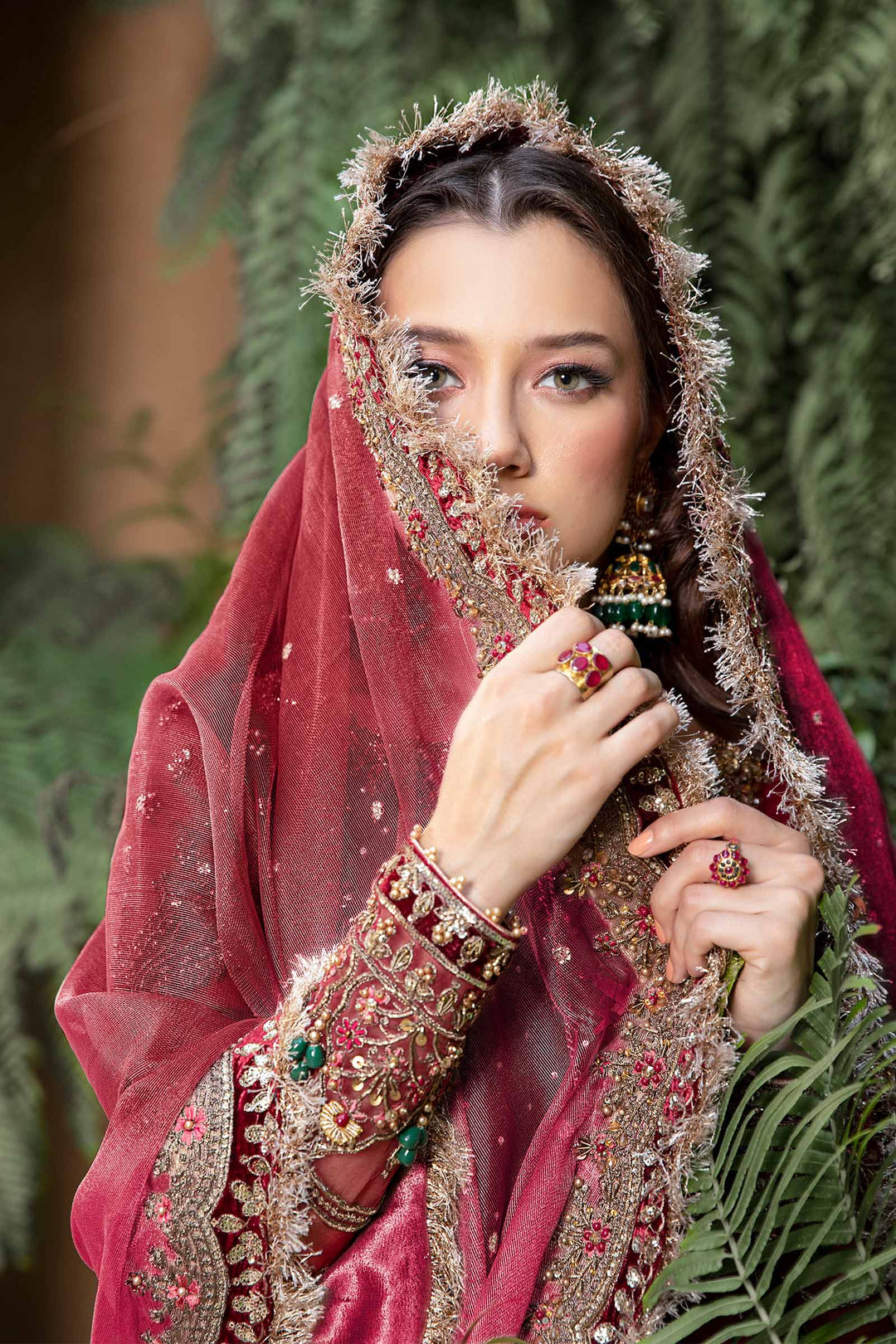 Maria B | Bridal Couture | Shireen - Pakistani Designer Dress - by Maria B | Type: Ladies Clothes - 100% Original at Saira Sultan