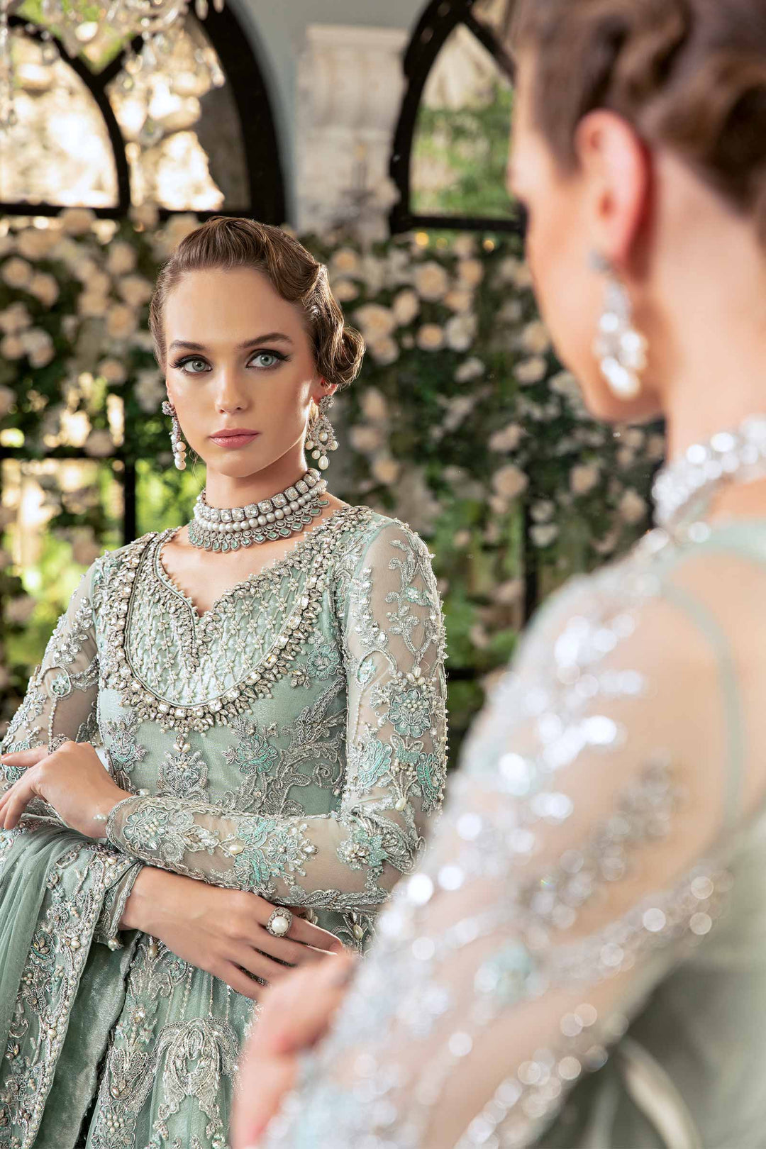 Maria B | Bridal Couture | Chantrea - Pakistani Designer Dress - by Maria B | Type: Ladies Clothes - 100% Original at Saira Sultan