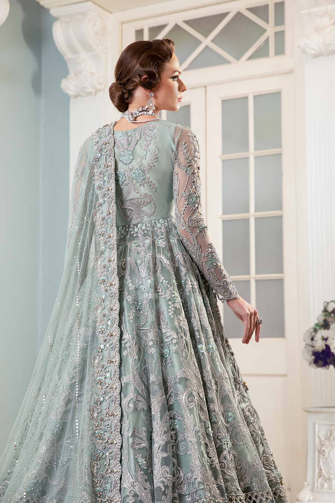 Maria B | Bridal Couture | Chantrea - Pakistani Designer Dress - by Maria B | Type: Ladies Clothes - 100% Original at Saira Sultan