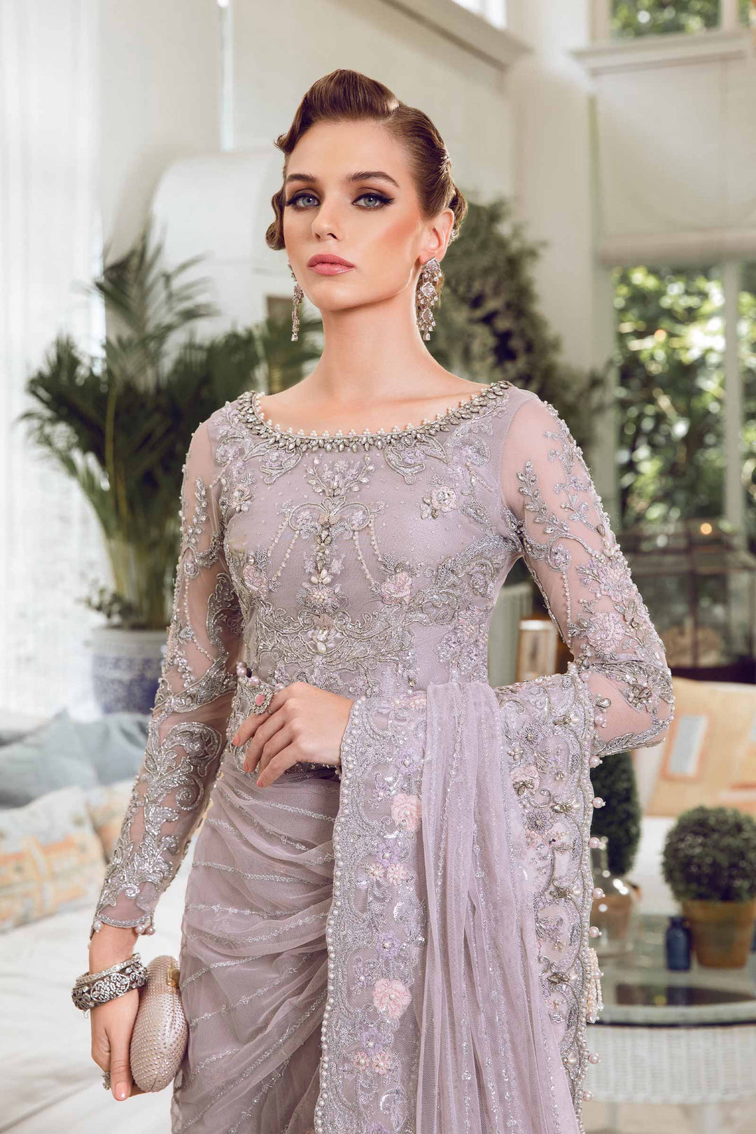 Maria B | Bridal Couture | Rozanne - Pakistani Designer Dress - by Maria B | Type: Ladies Clothes - 100% Original at Saira Sultan
