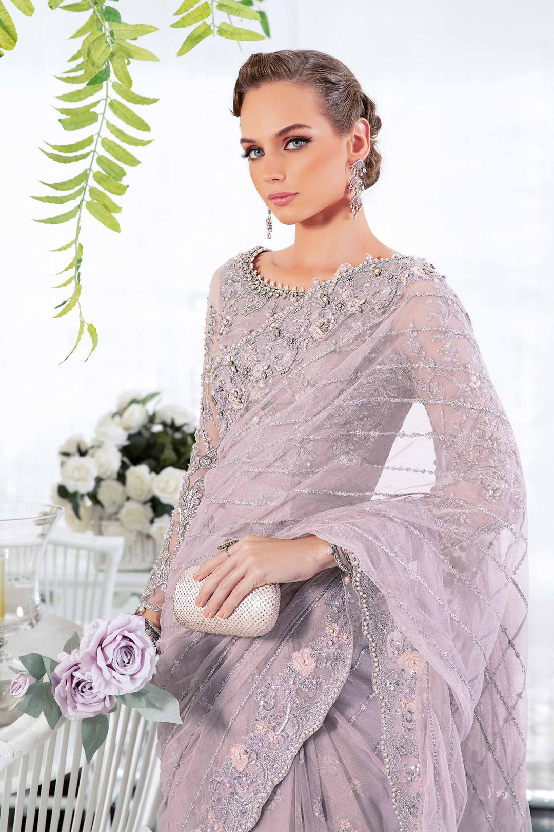 Maria B | Bridal Couture | Rozanne - Pakistani Designer Dress - by Maria B | Type: Ladies Clothes - 100% Original at Saira Sultan