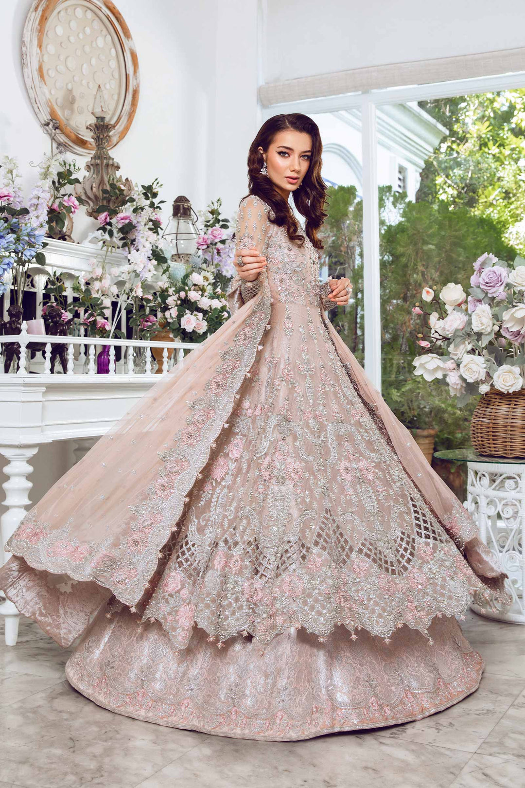 Maria B | Bridal Couture | Nyra - Pakistani Designer Dress - by Maria B | Type: Ladies Clothes - 100% Original at Saira Sultan