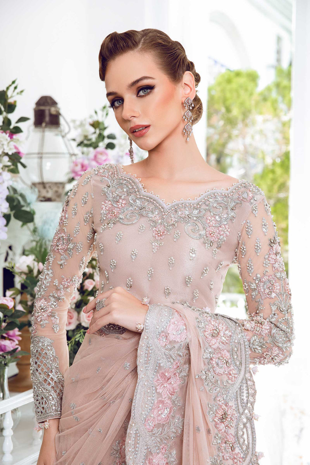 Maria B | Bridal Couture | Dahlia - Pakistani Designer Dress - by Maria B | Type: Ladies Clothes - 100% Original at Saira Sultan