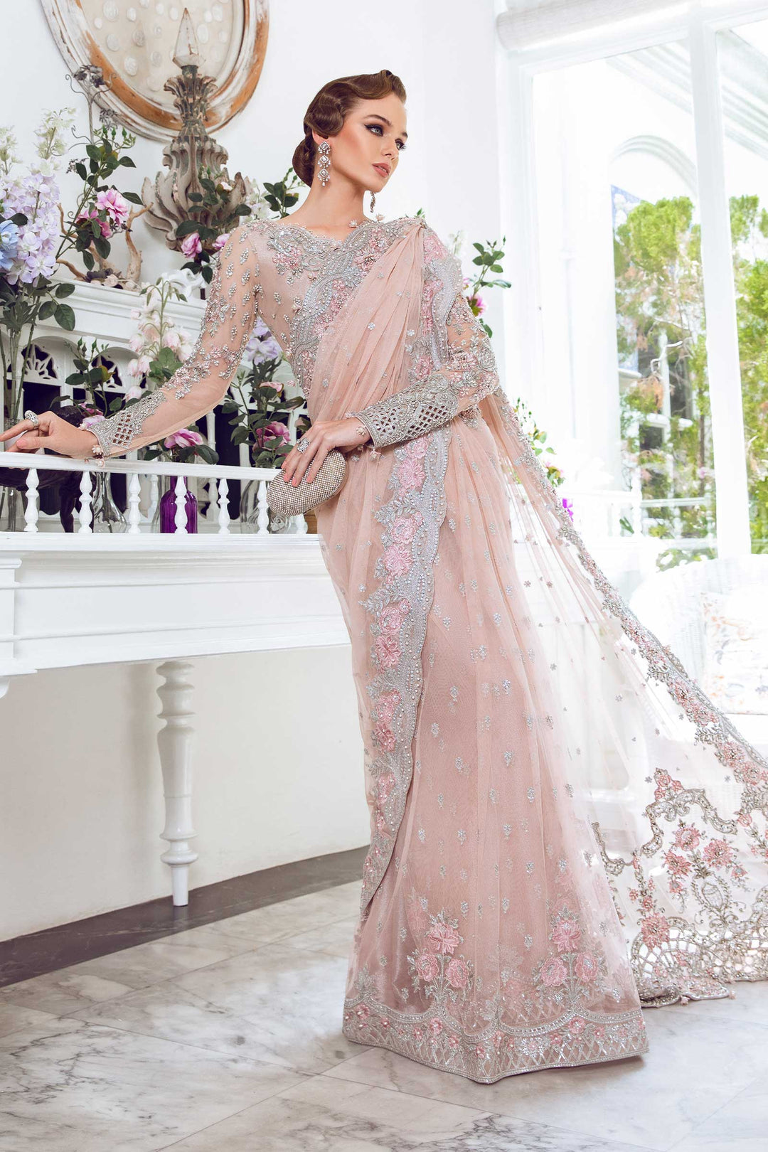 Maria B | Bridal Couture | Dahlia - Pakistani Designer Dress - by Maria B | Type: Ladies Clothes - 100% Original at Saira Sultan