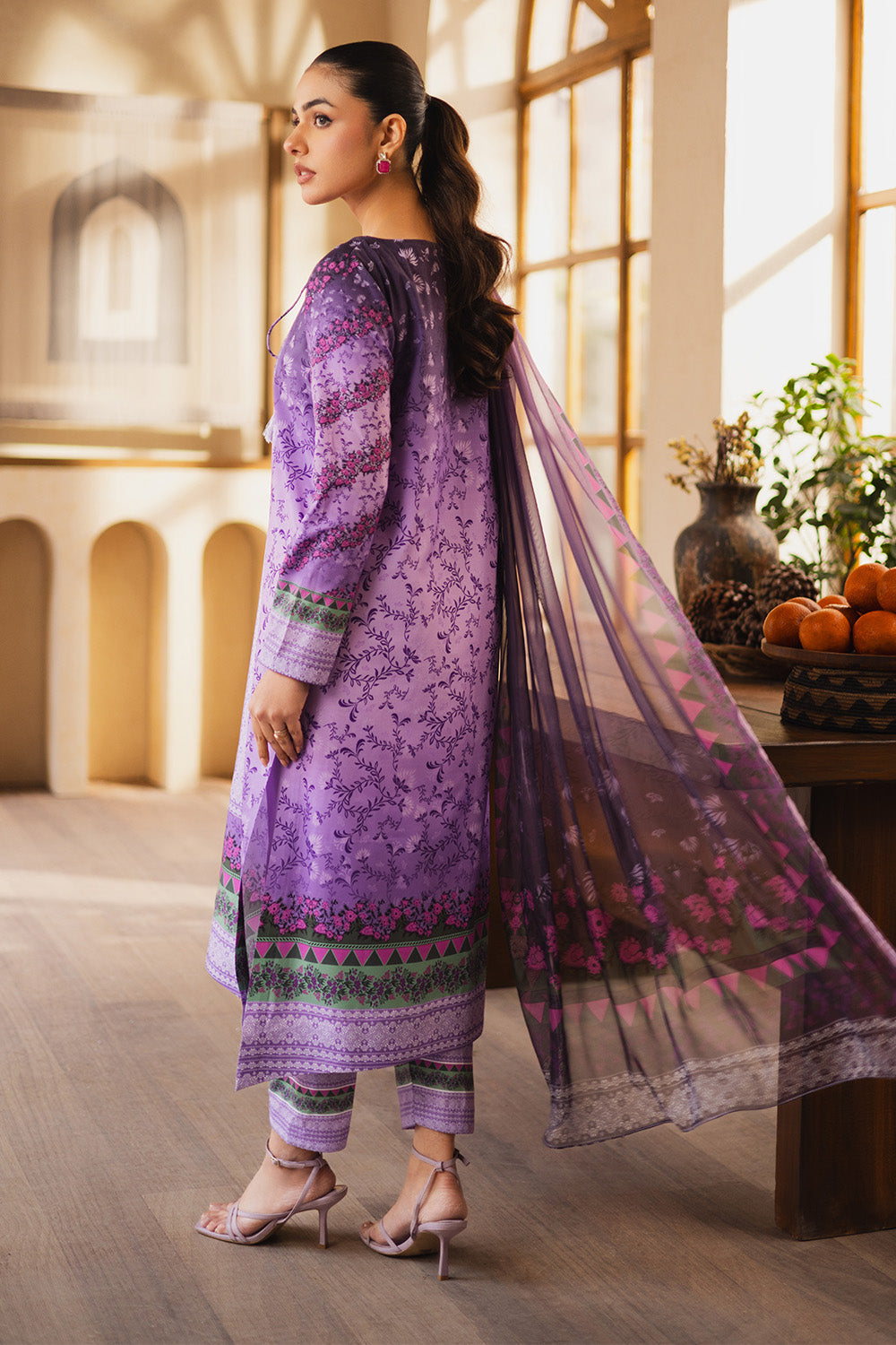 Maryum N Maria | Ceil 25 | AYTAN S Purple Gray Silk