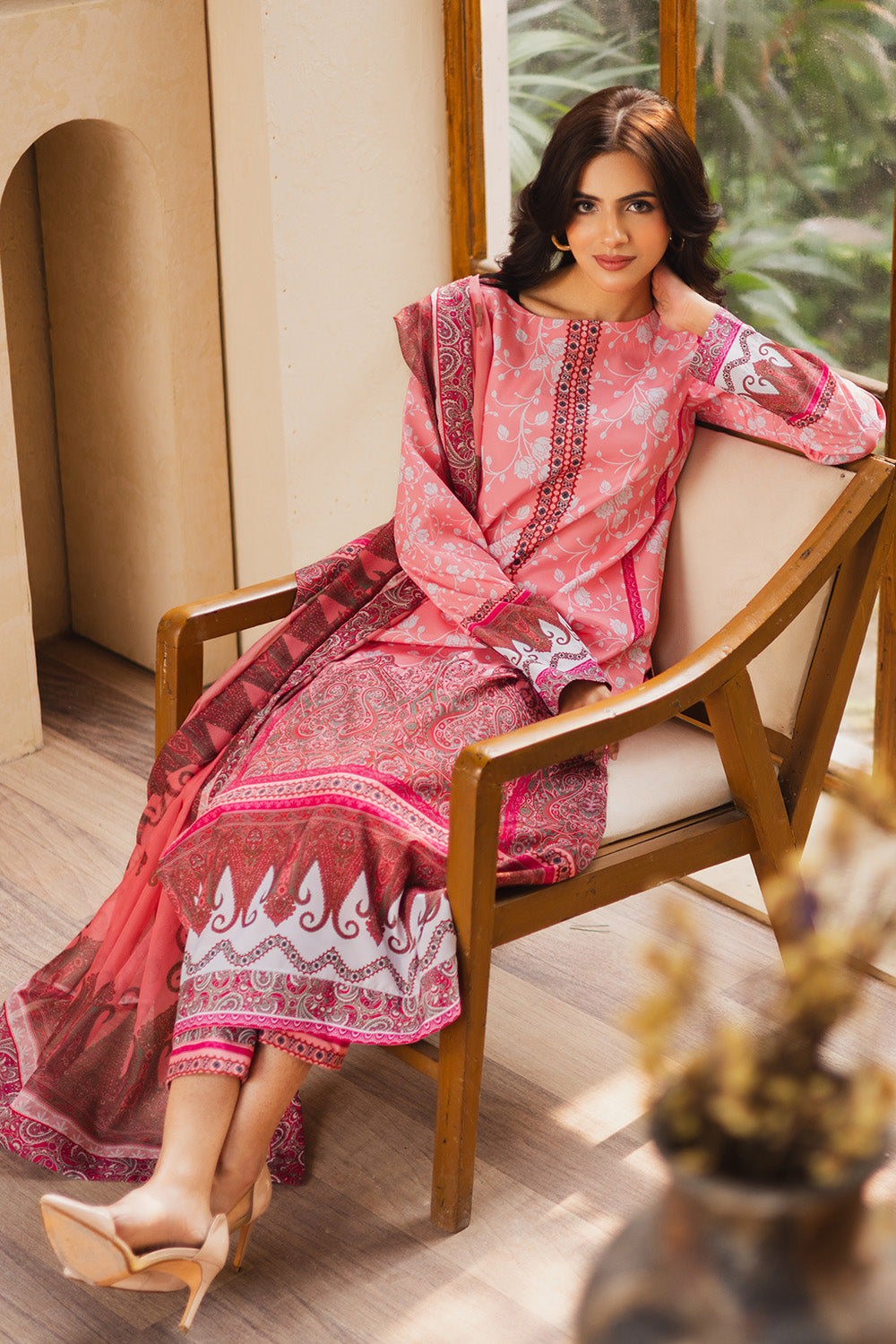 Maryum N Maria | Ceil 25 | ARMANI M Pink Silk