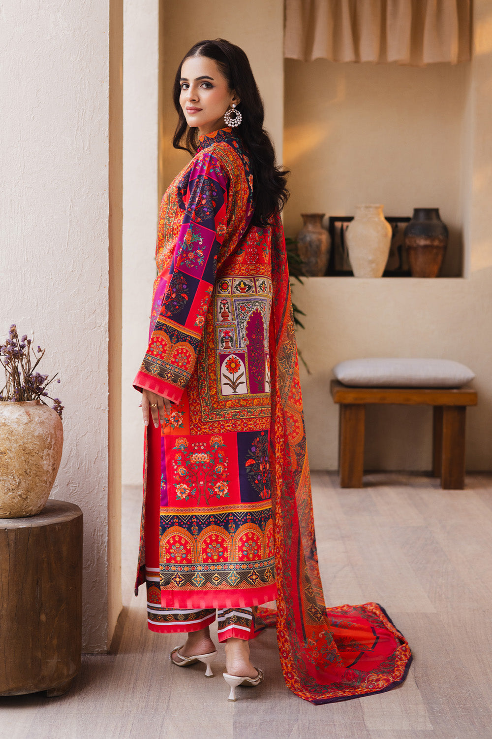 Maryum N Maria | Ceil 25 |ARYANA XS Orange Silk