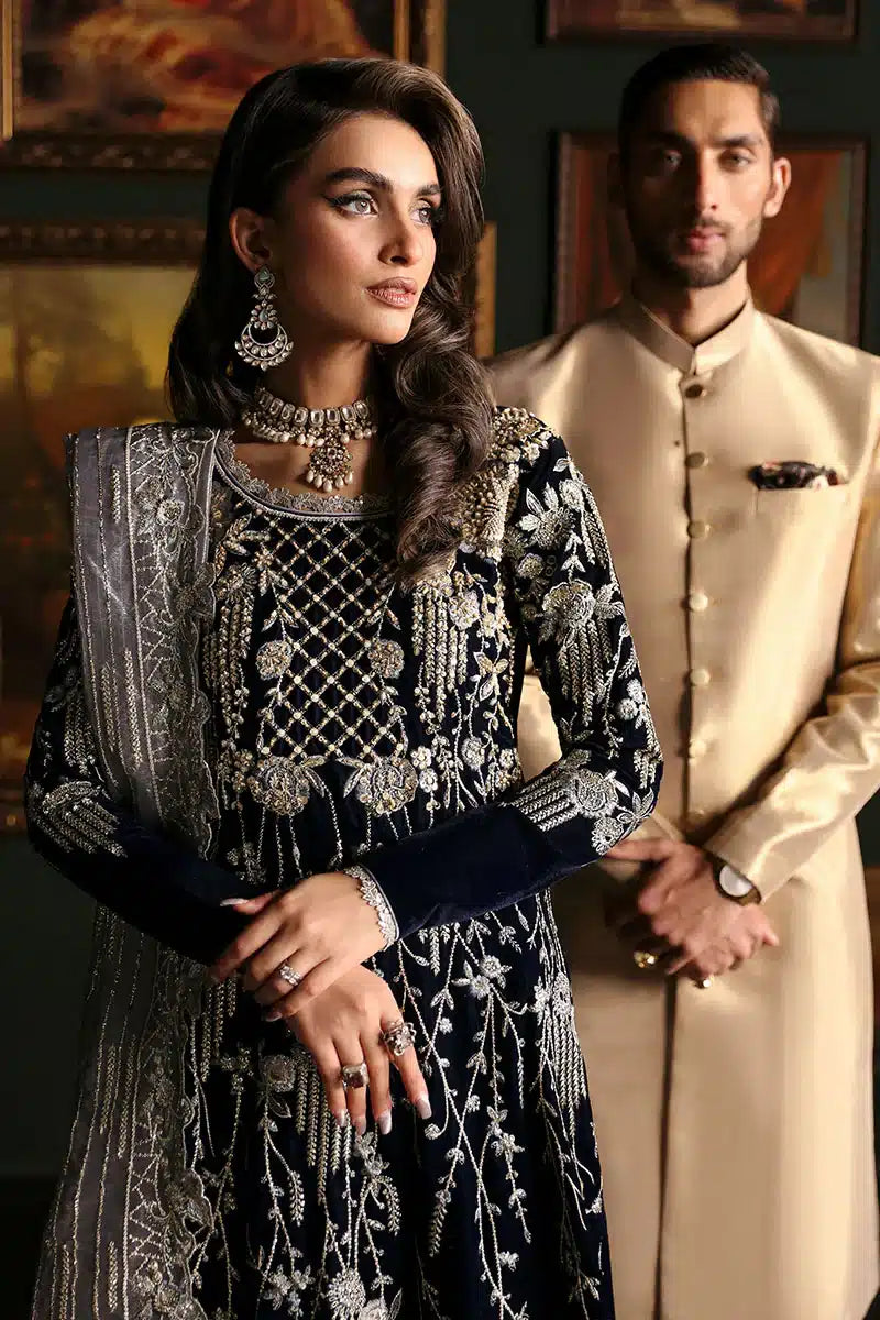 Mushq | Niloufer Velvet Edit 23 | Yasmin - Pakistani Designer Dress - by Mushq | Type: Bridal - 100% Original at Saira Sultan